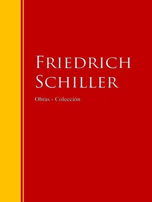 cover image of Obras--Colección de Friedrich Schiller